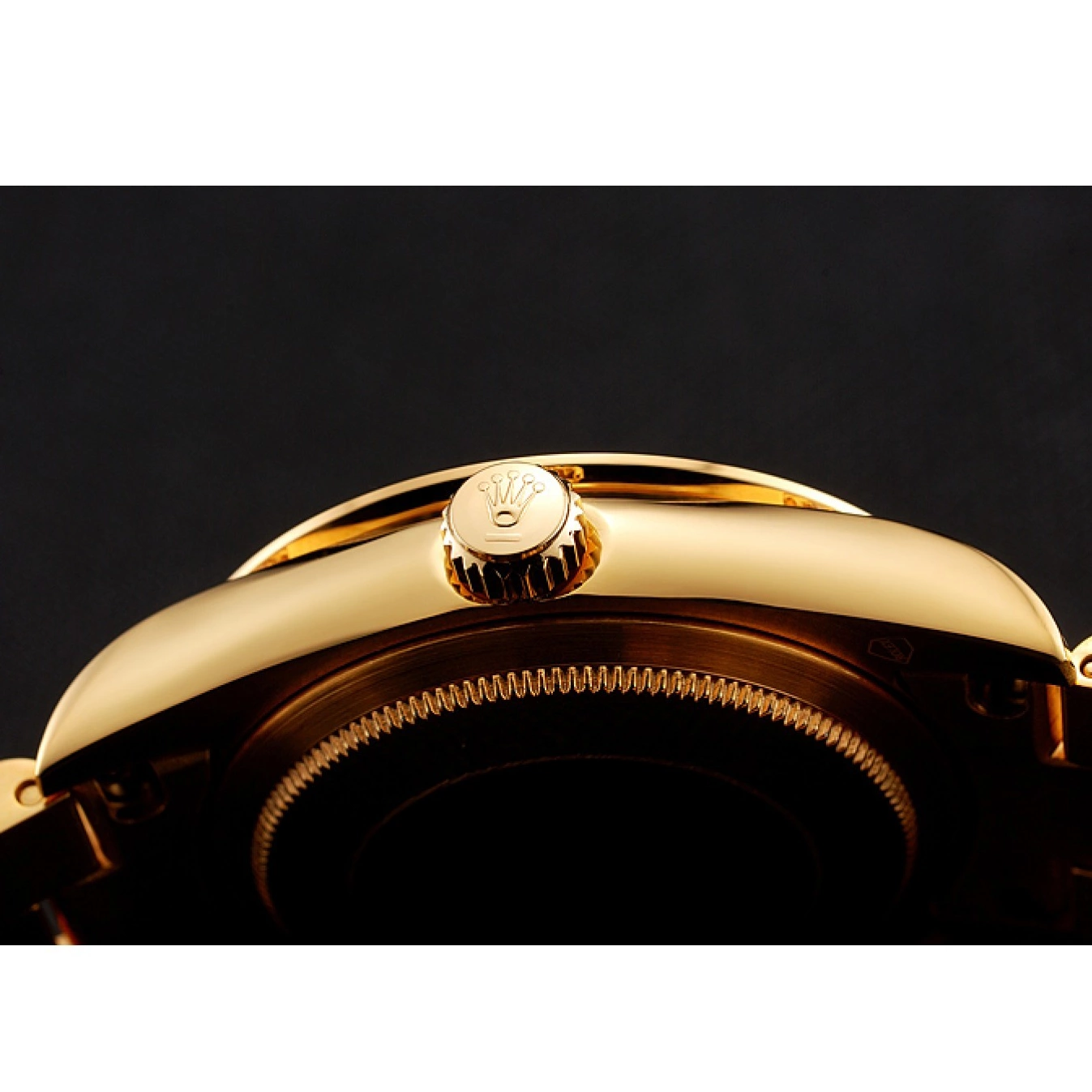 Rolex aaa copy Swiss White Bracelet Diamond Gold Diamond Day-Date 1453958 Rolex Pave Dial 0528